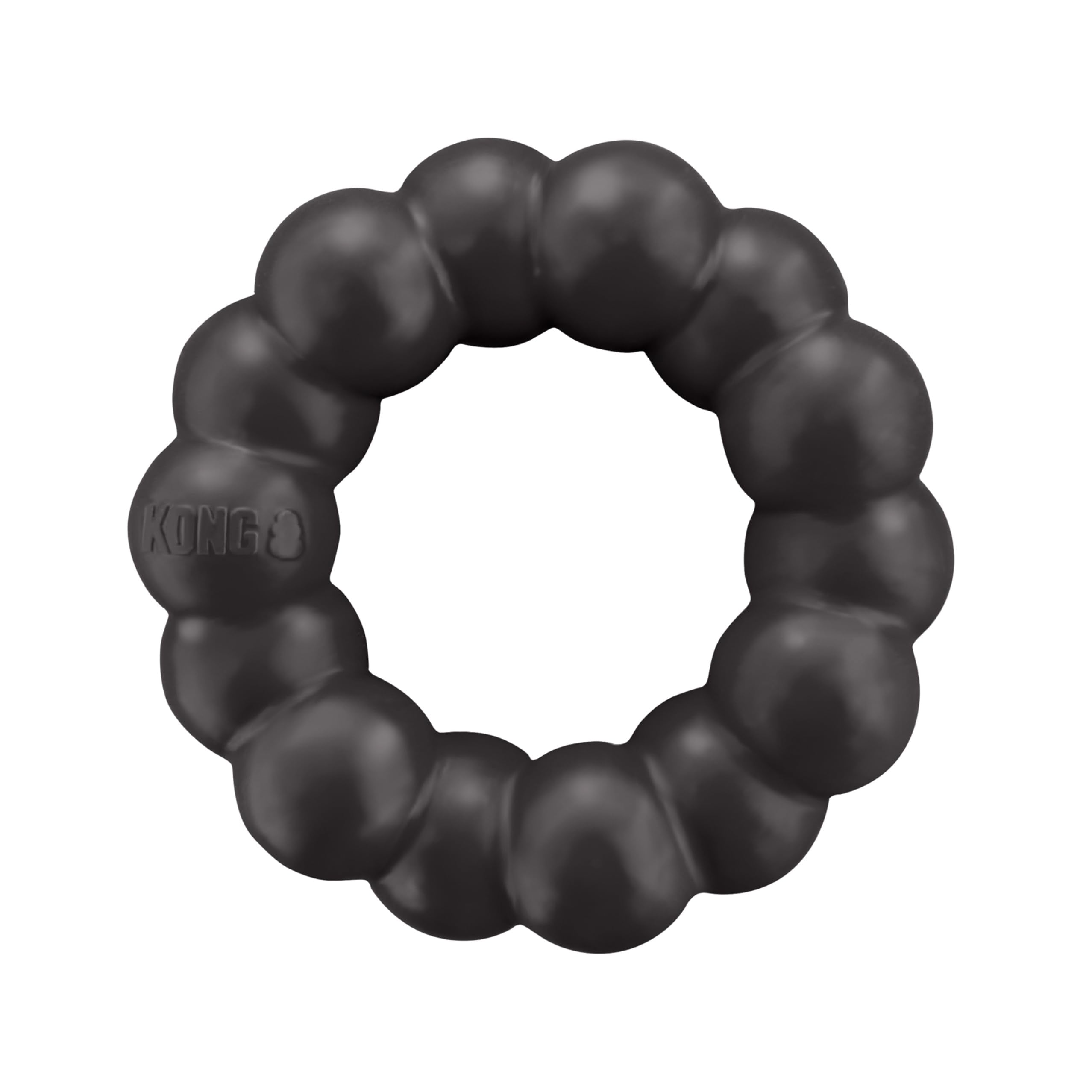 KONG Extreme Ring: textura de caucho natural para masticación duradera.