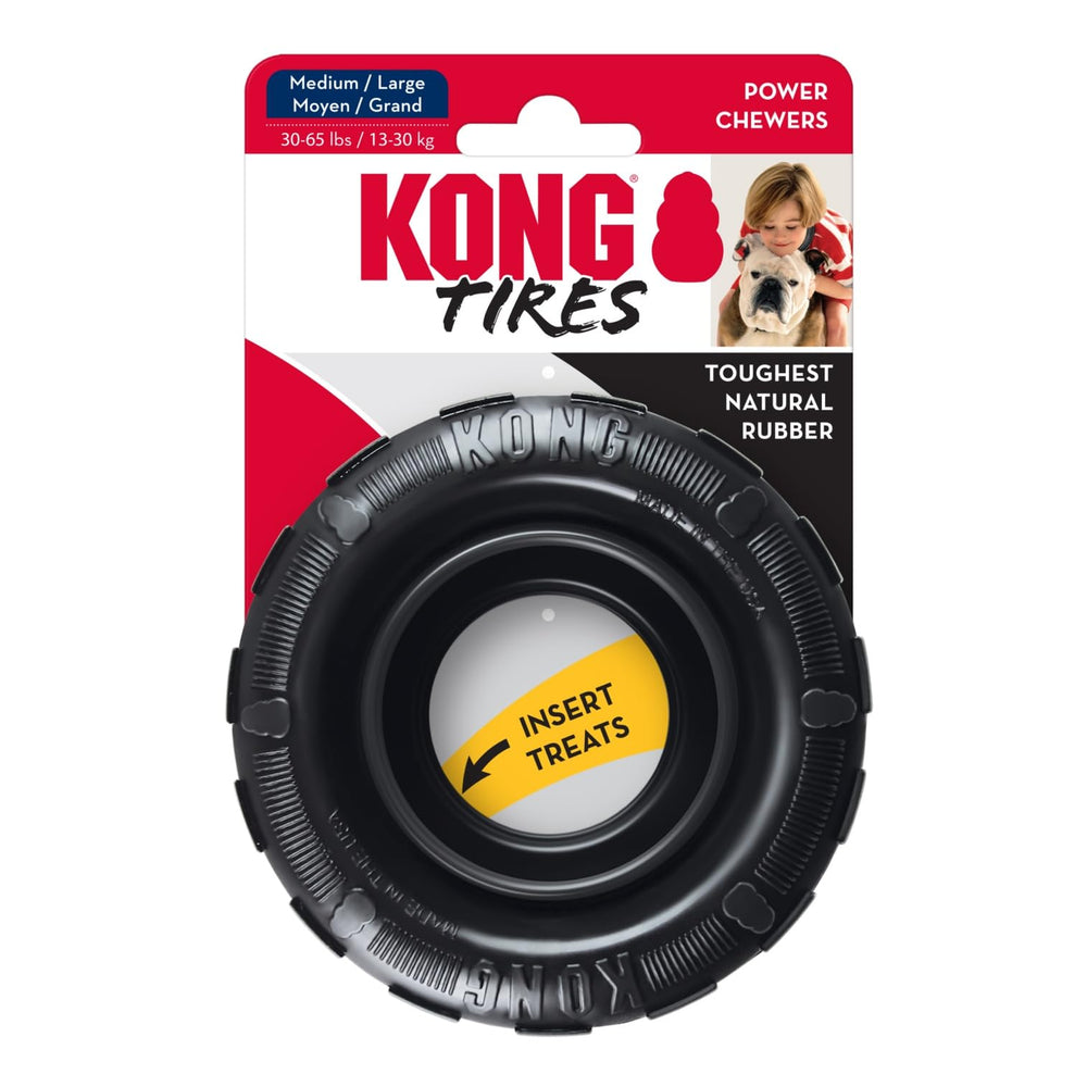 KONG Extreme Tires ayuda a entretener y ejercitar la mandíbula de tu perro