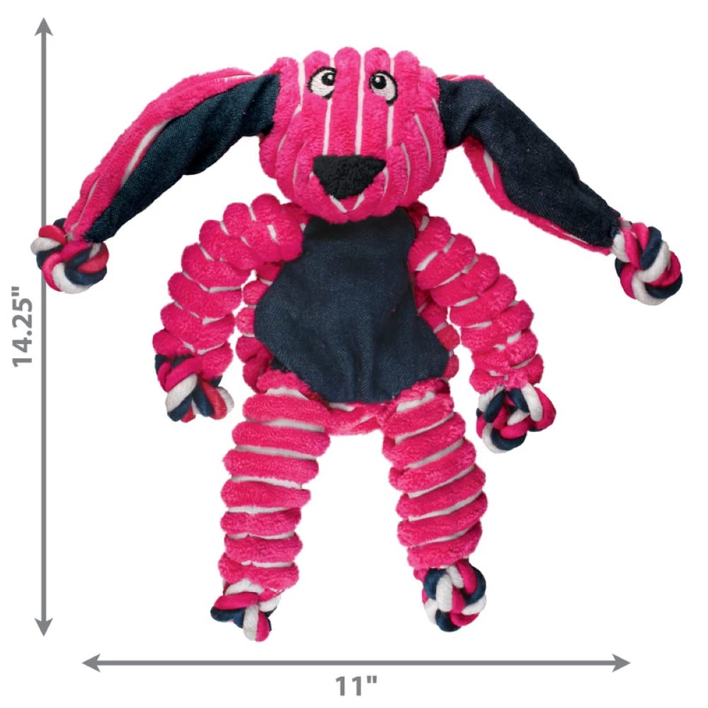 KONG Floppy Knots es adecuado para perros medianos y grandes durante el juego interactivo