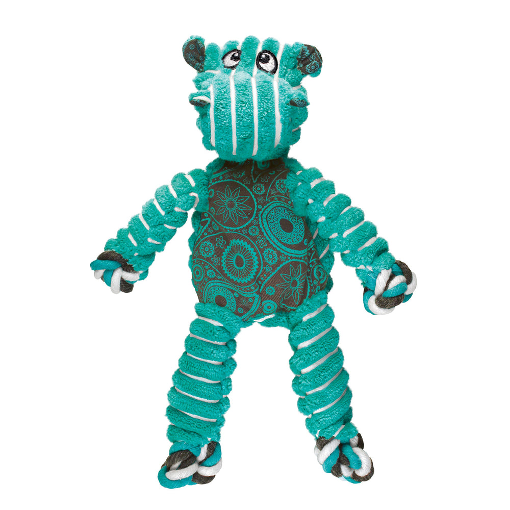 KONG Floppy Knots, juguete de perros con nudos internos para estimular instintos naturales y juego.