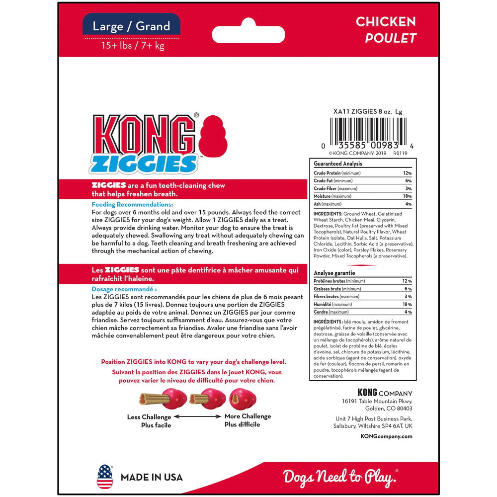 Garantía de satisfacción de KONG para este pack