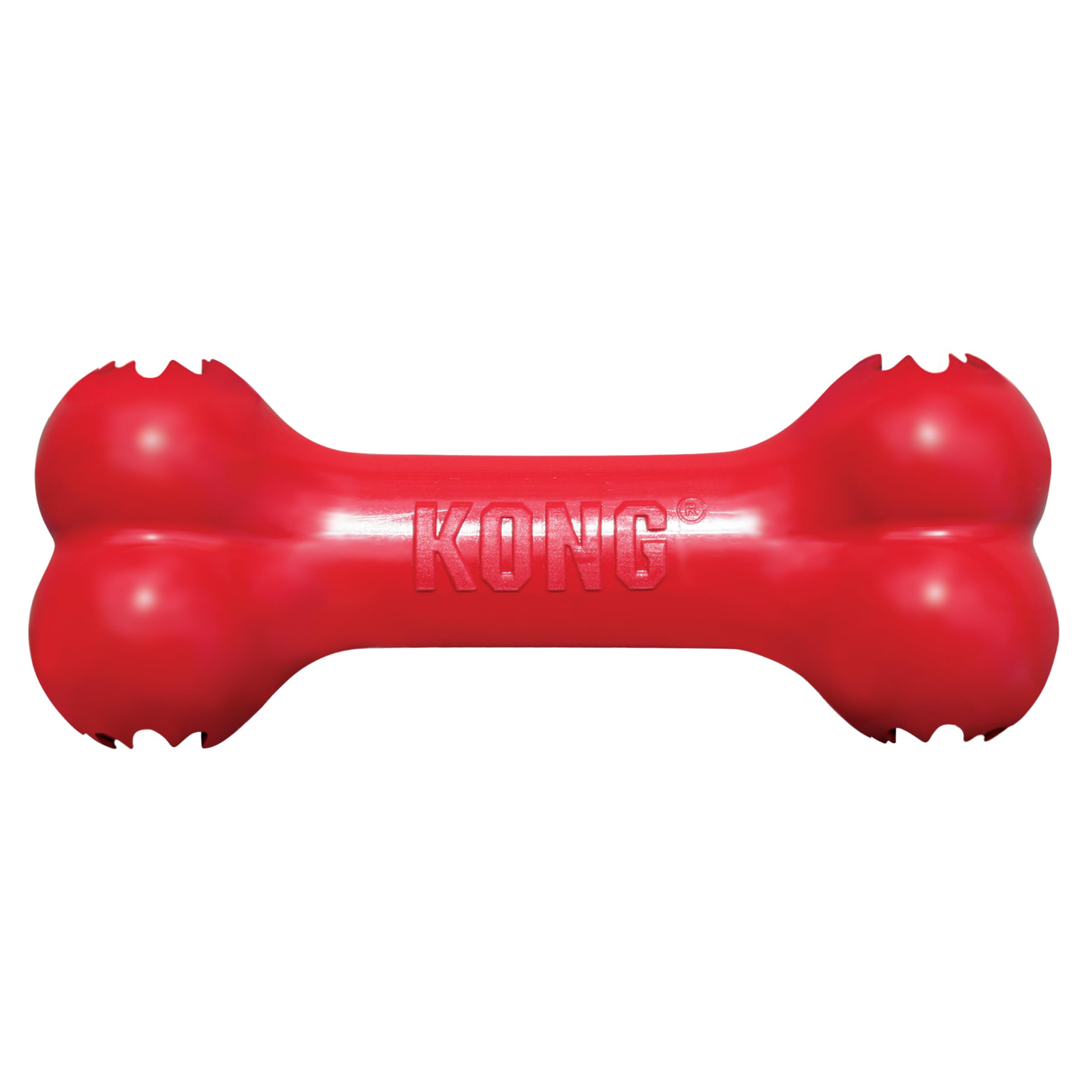 KONG Goodie Bone en caucho natural duradero para masticación intensa.