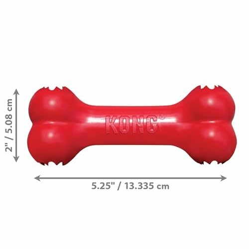 KONG Goodie Bone ofrece estimulación mental y relleno sabroso para perros pequeños.