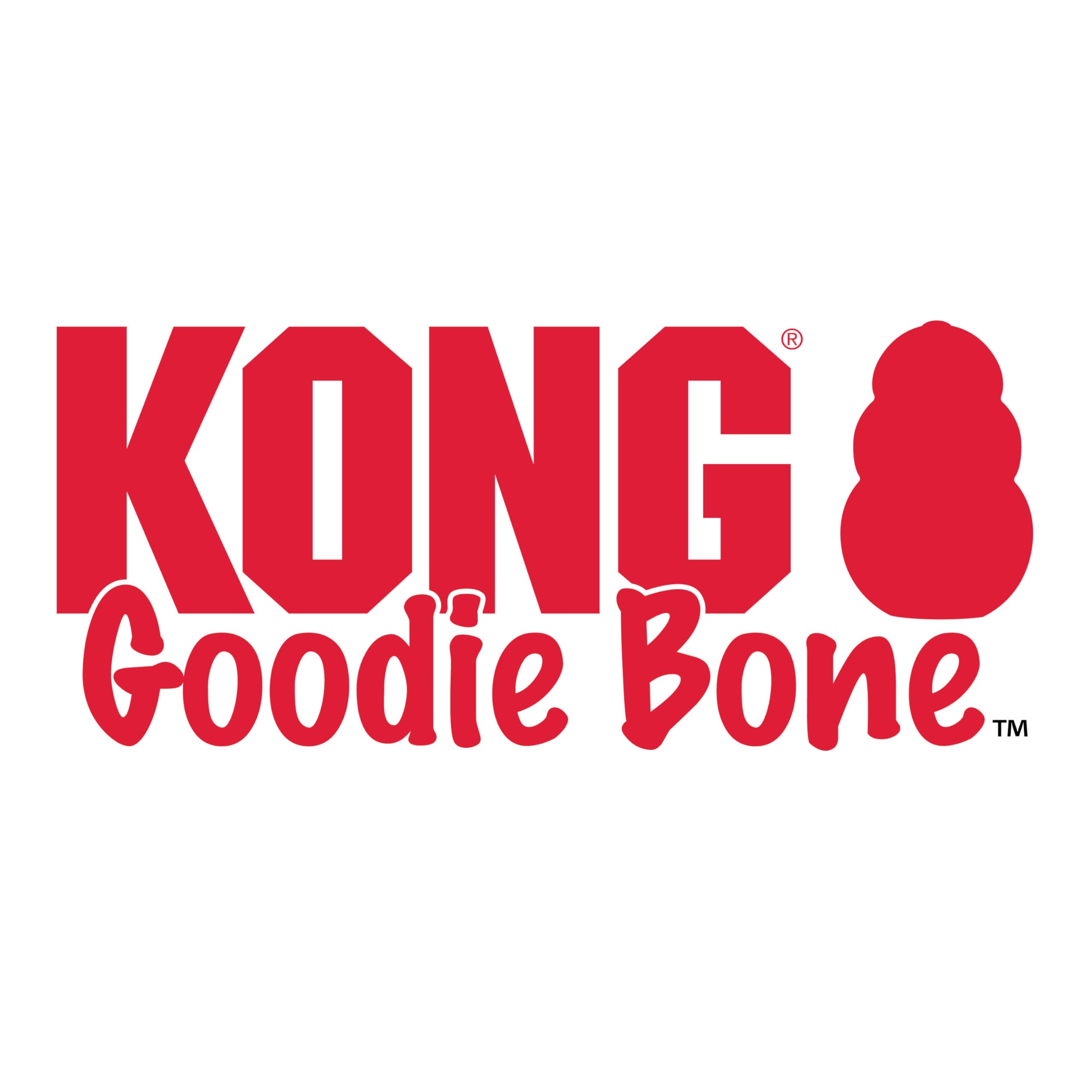 KONG Goodie Bone relleno con premios, promueve juego cognitivo y recompensa