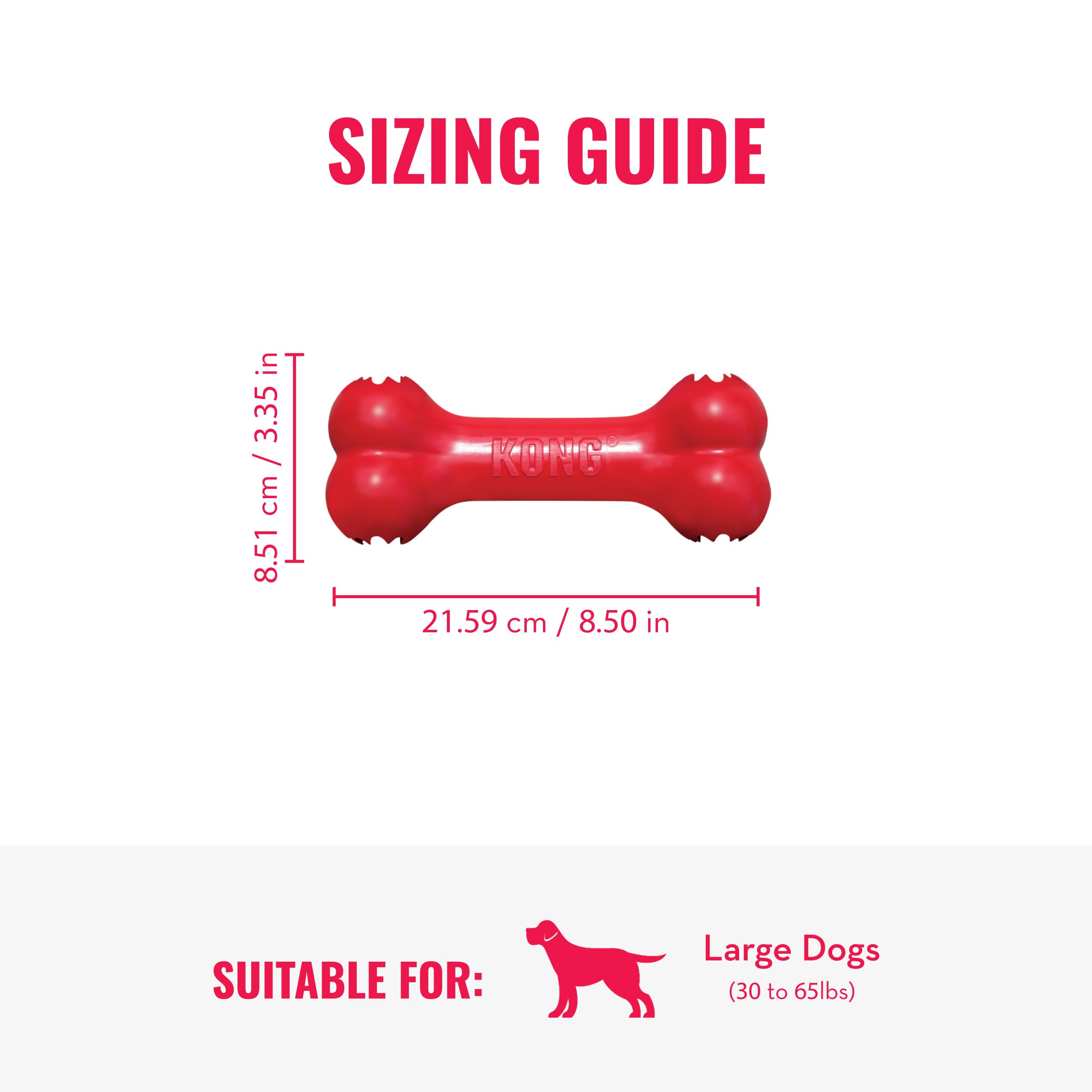 KONG Goodie Bone compatible con Ziggies para juego interactivo.