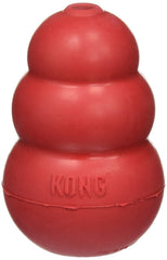 KONG juguete clasico para perro mediano rojo, ideal para juegos de buscar
