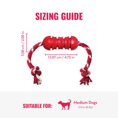 KONG rellenable: rellena con premios para perros para prolongar la sesión de juego.