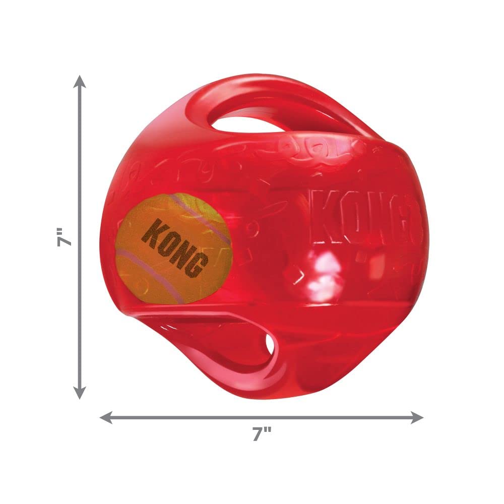 KONG Jumbler Ball: fácil de agarrar para sesiones de juego activo.