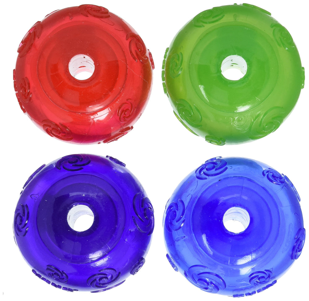 KONG Pelota Squeezz mediana en colores surtidos para juegos de búsqueda y diversión.