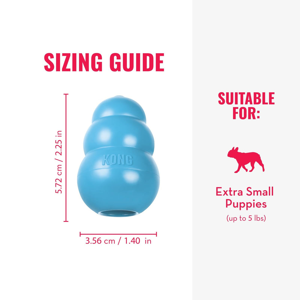 KONG Puppy, diseño hecho en Estados Unidos, con calidad y seguridad.