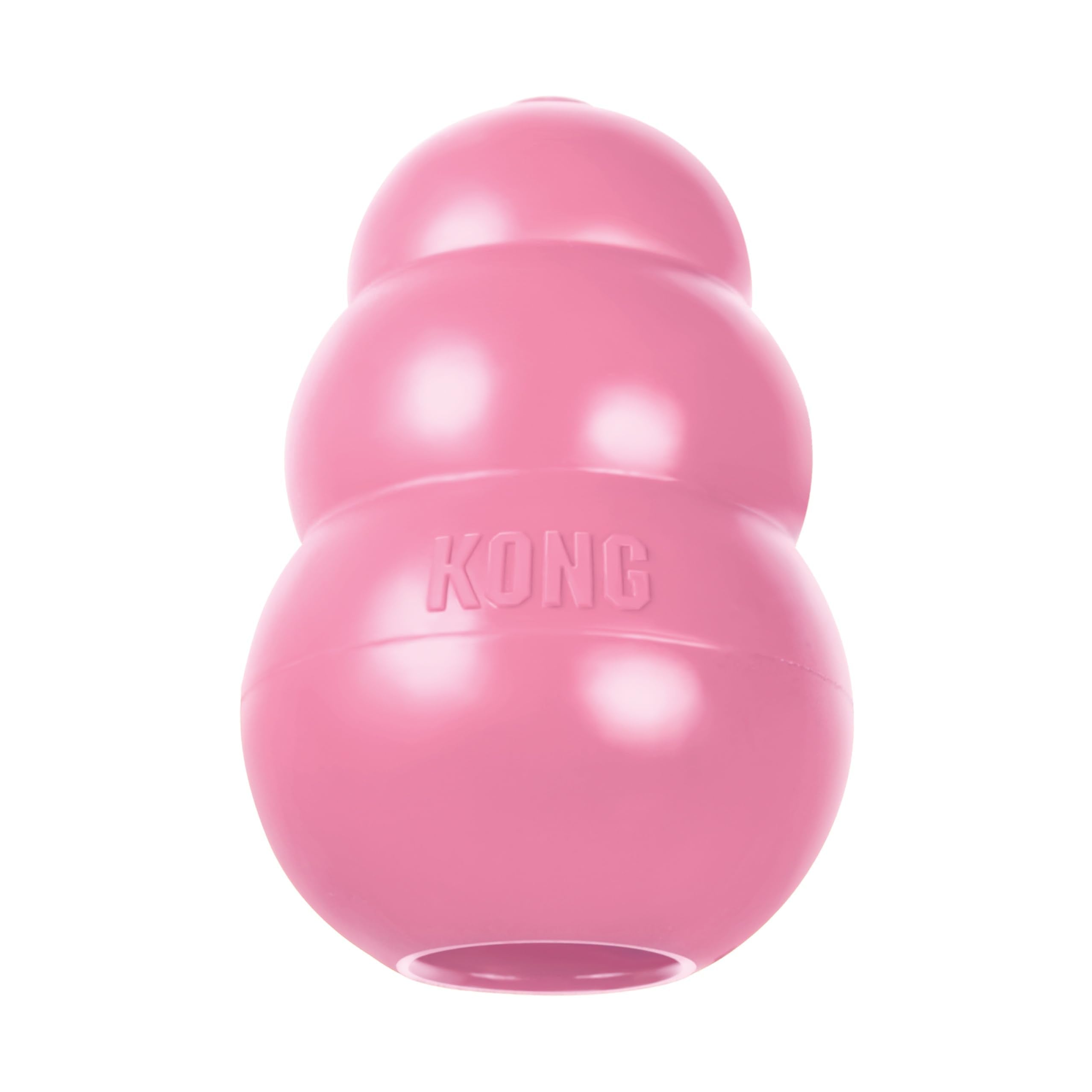 KONG Puppy: juguete de masticación con goma natural, ideal para dientes de leche.