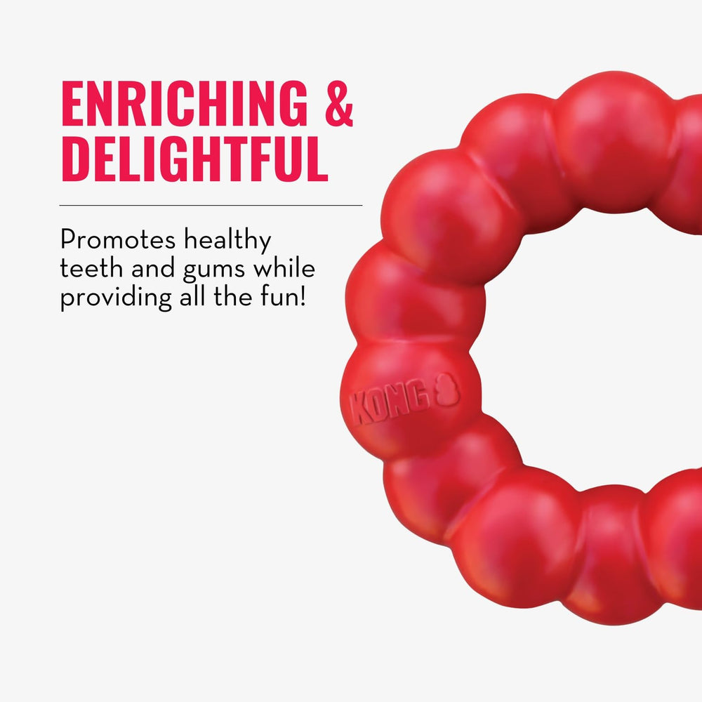 KONG Ring: fomenta hábitos de masticación saludables.