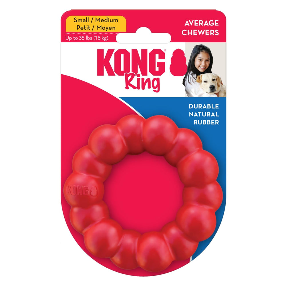 KONG Ring: uso diario para enriquecer la rutina del perro.