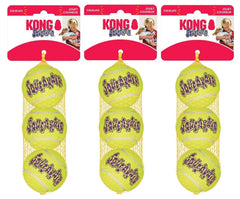 KONG Squeakair bola-tenis para perros, ideal para lanzar y recoger