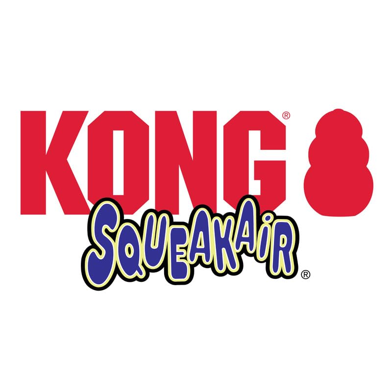 KONG Squeakair paquete nueve, ideal para sesiones de juego prolongadas