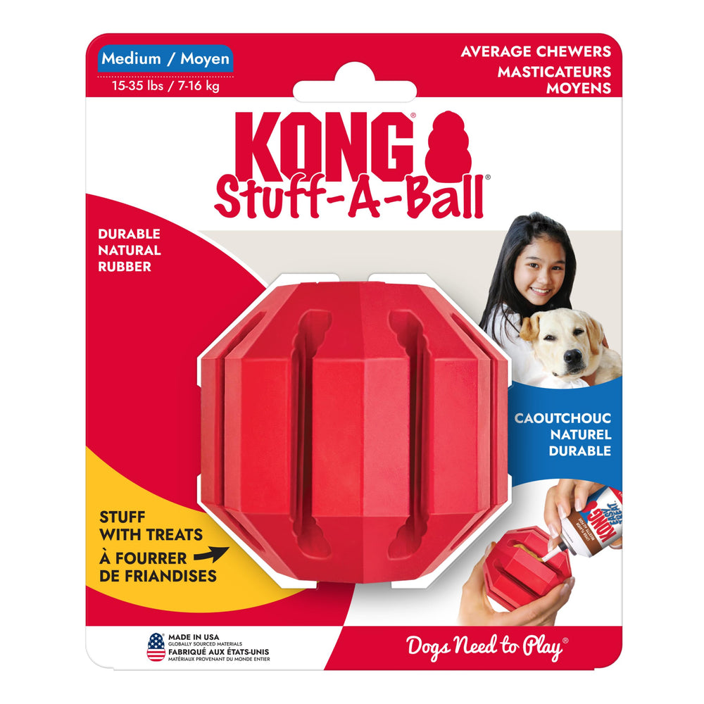 KONG Stuff-A-Ball: premios de mantequilla de maní para el sabor