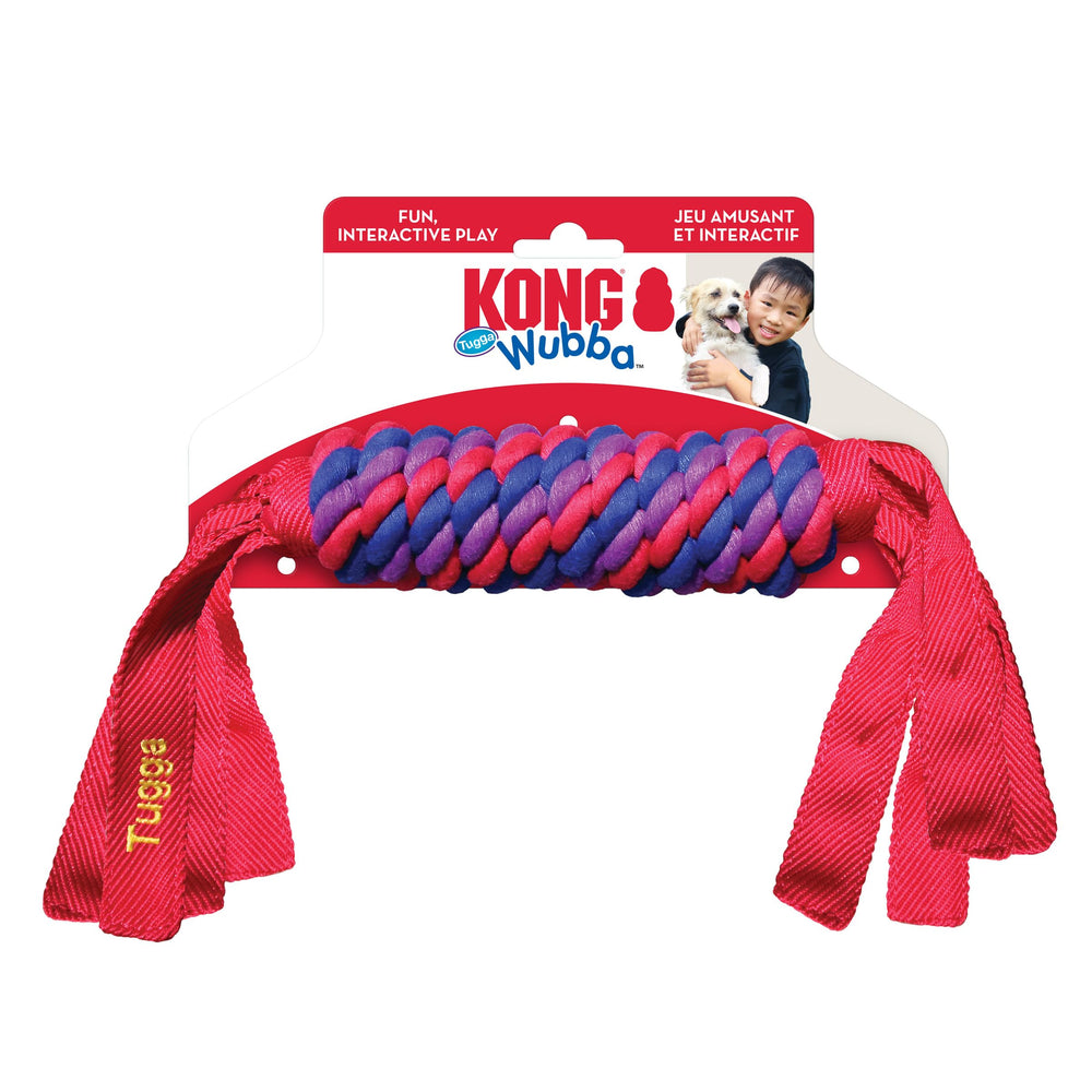 KONG Tugga Wubba: set de dos juguetes para perros en casa