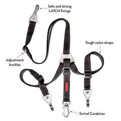 KONG Ultimate Safety Tether, ajuste amplio para perros de distintos tamaños.