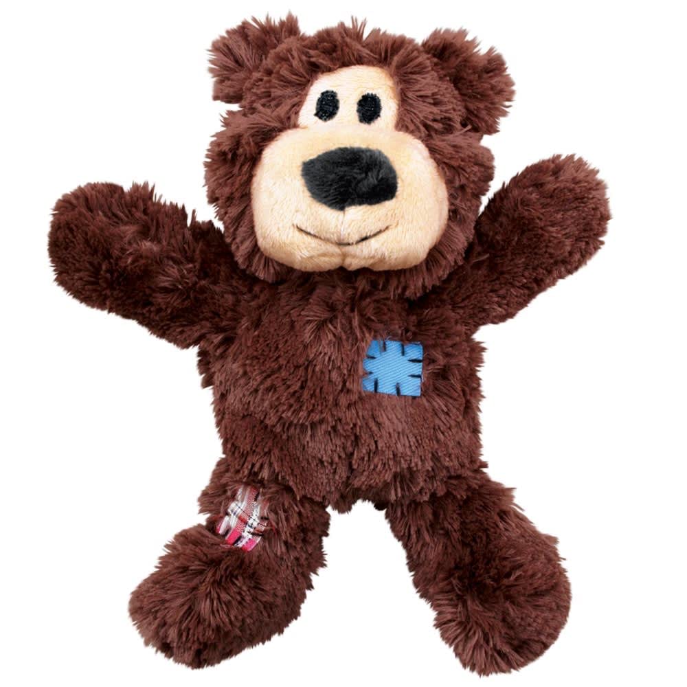 KONG Wild Knots Osos ideal para sesiones de juego interactivo y mordida suave.