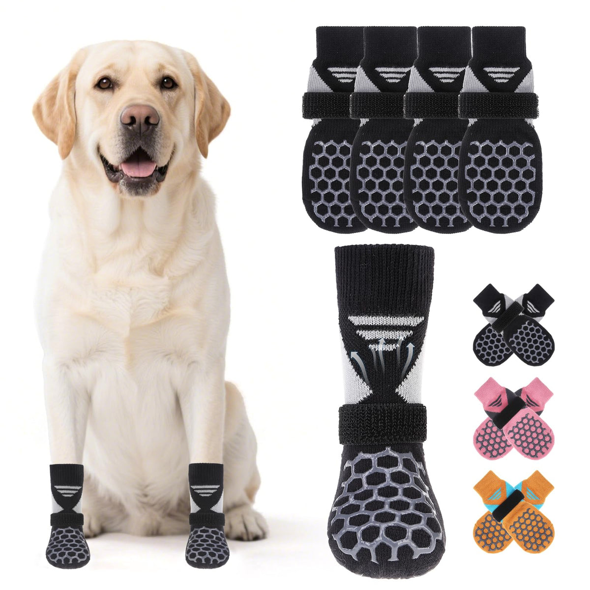 KOOLTAIL calcetines para perros con ajuste cómodo para patas