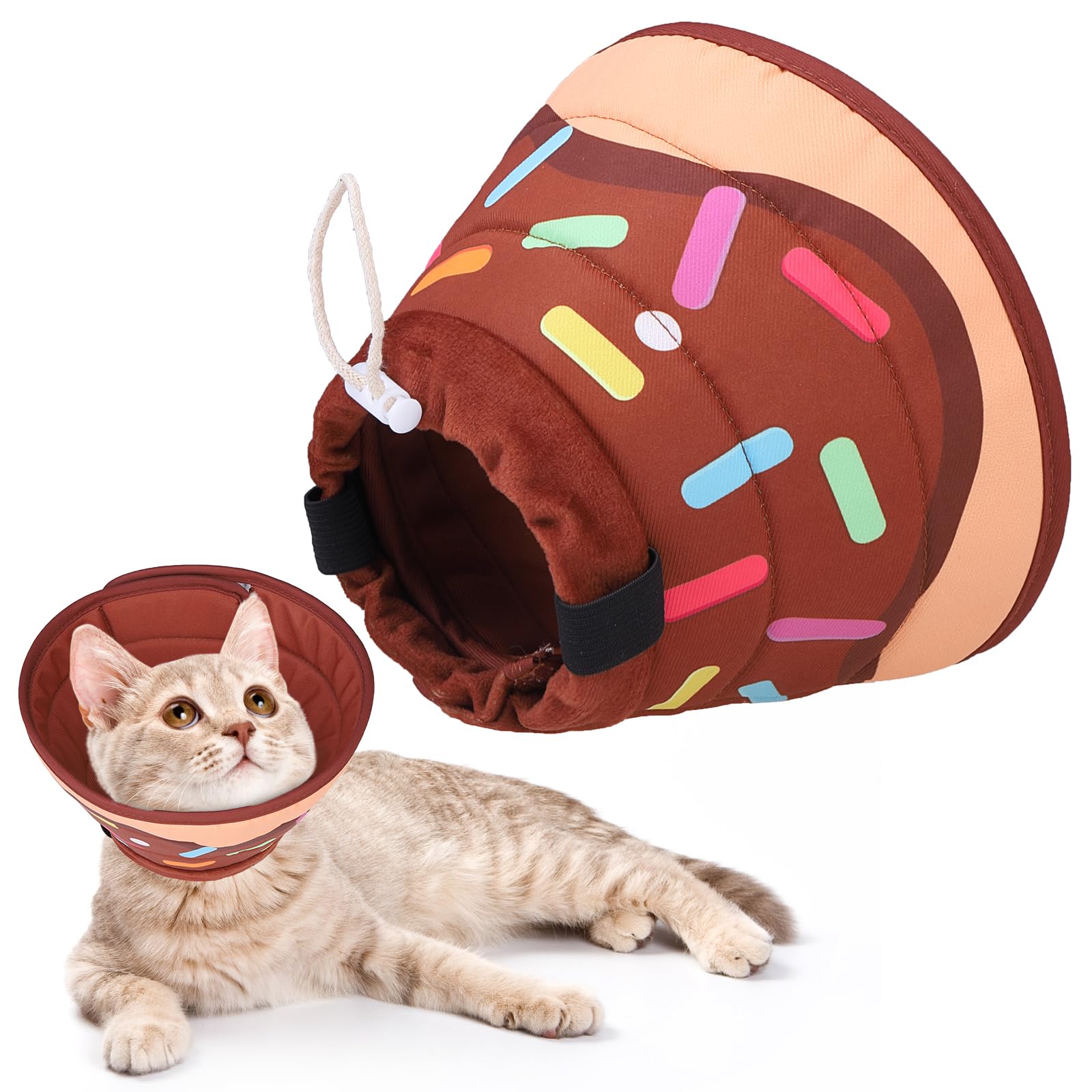 KOOLTAIL collar-gato ajustable suave para tallas S, M y L