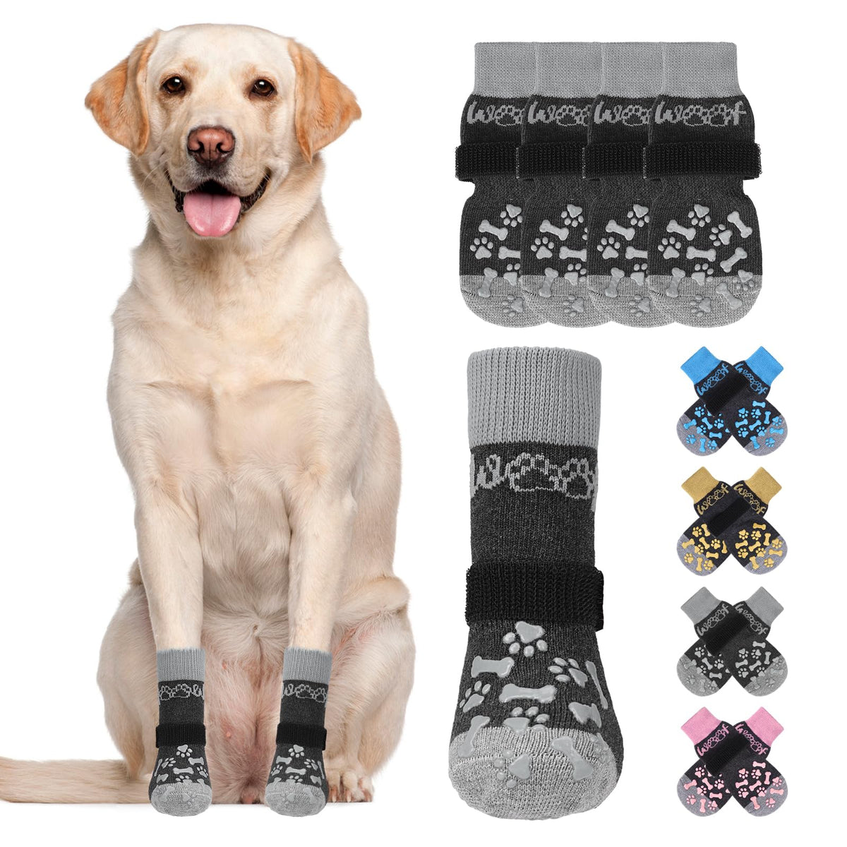 KOOLTAIL proteccion-patas: calcetines para proteger las patas del pavimento caliente.