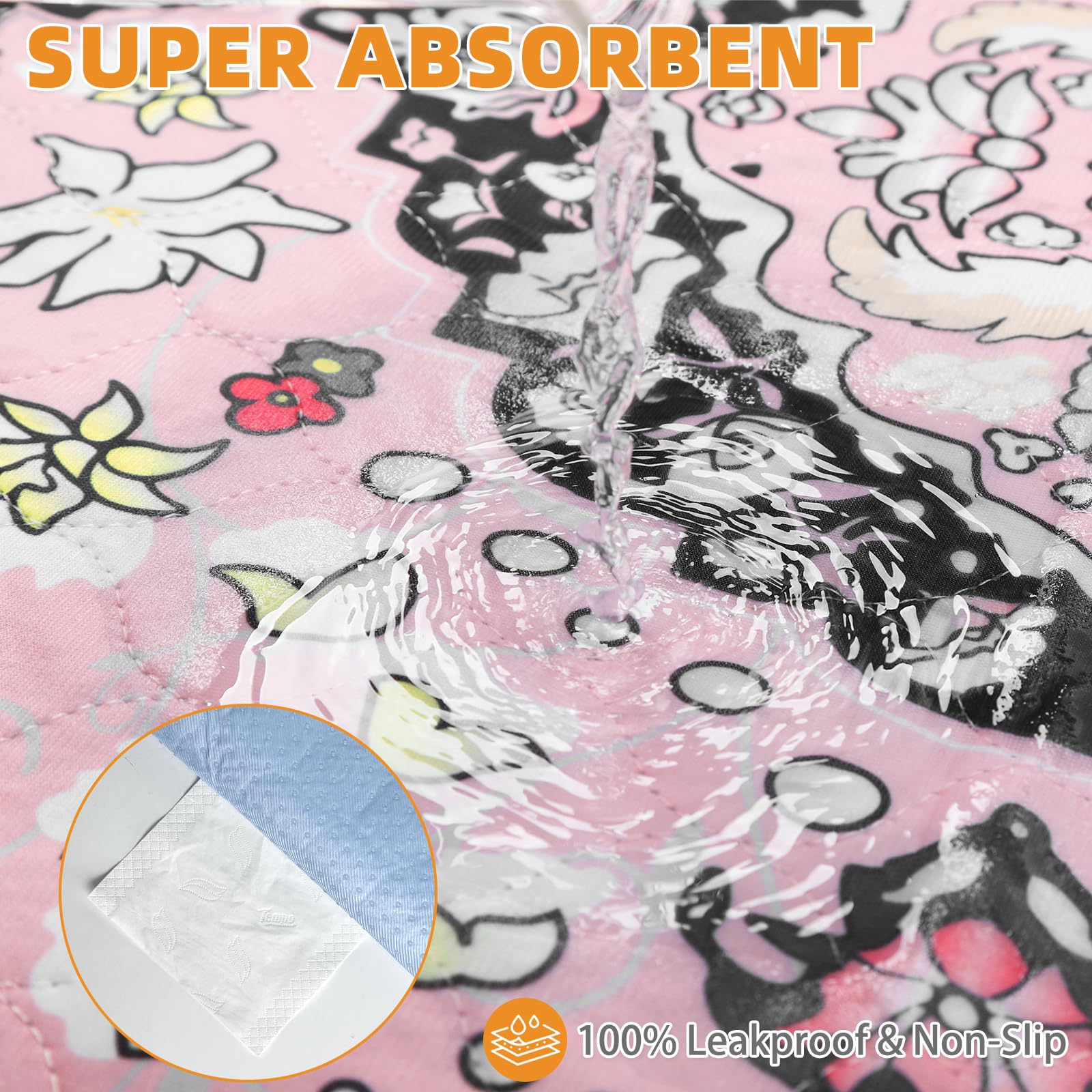 KOOLTAIL pad con diseño de patrones, ideal para entrenamiento cómodo y limpieza del hogar.