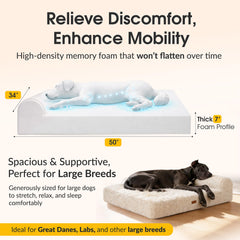 KOPEKS Cama perro interior impermeable para mayor higiene.