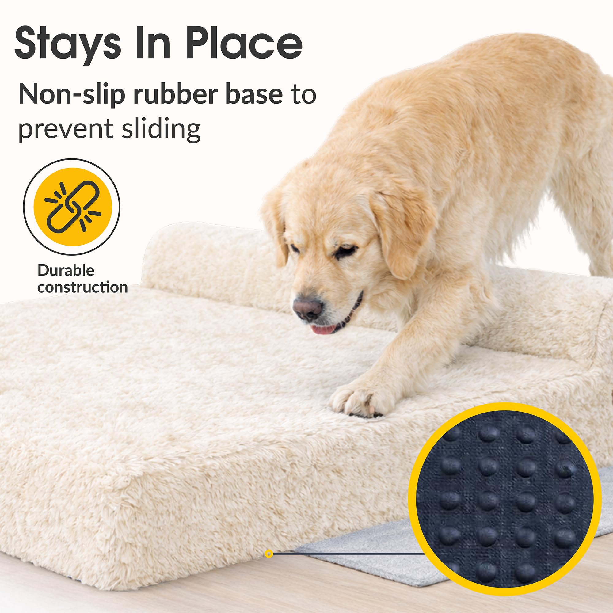 KOPEKS Cama perro interior resistente al agua para higiene.