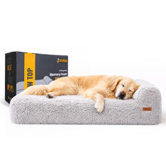 KOPEKS cama ortopédica para perros con espuma viscoelástica y soporte articular