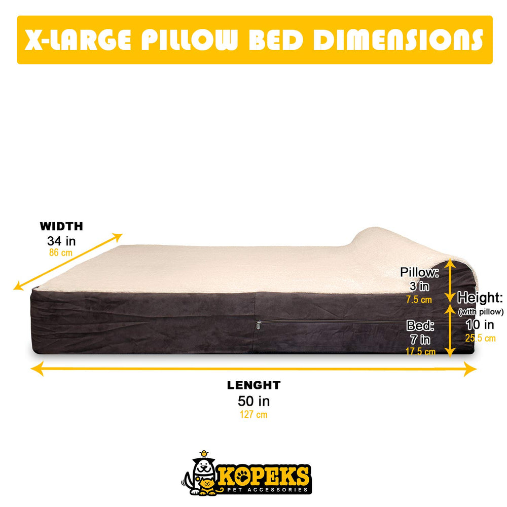 KOPEKS Jumbo cama amplia ideal para perros grandes y mayores