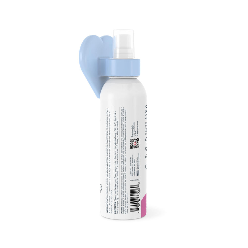 Kradle Skin Recovery con aplicador Skinnie para aplicar suavemente en áreas afectadas.
