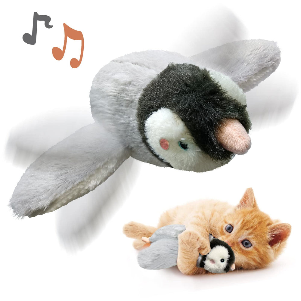 KreizyGo pinguino con alas batientes, captura la mirada de tu gato