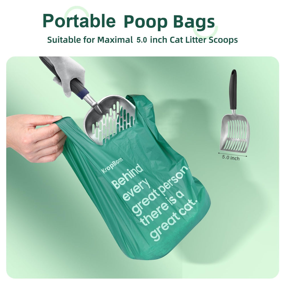 KropBom bolsas impermeables para caca de gato, evitan filtraciones