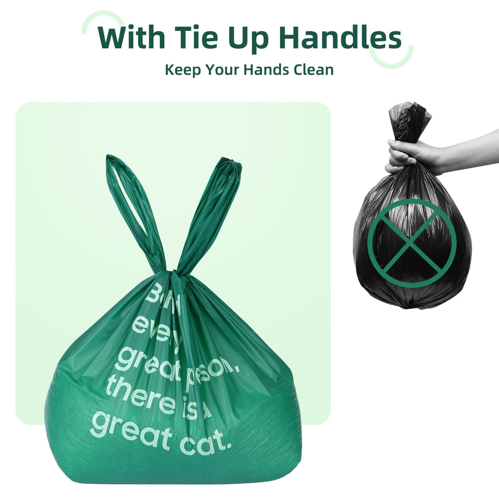 KropBom bolsas de gato con resistencia extra para manejo seguro