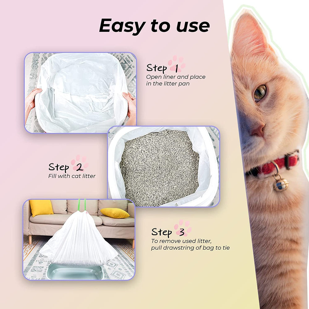Liner grueso de 2 mils para protección y manejo limpio.