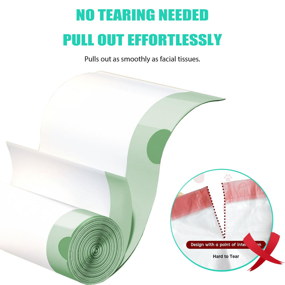 KropBom sacs-litière auto, fermeture par corde et confinement des odeurs