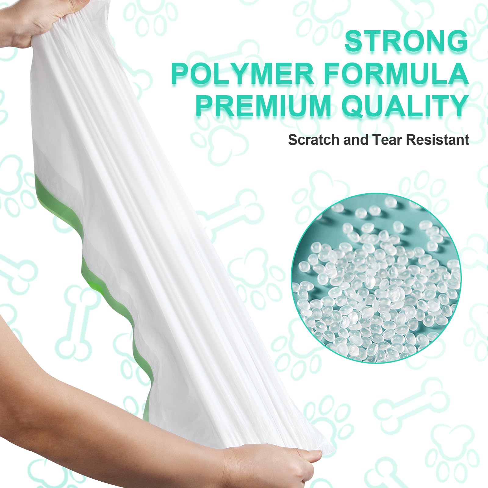 KropBom sacs-litière auto MW-SC09 compatibles, verrouillage efficace des odeurs