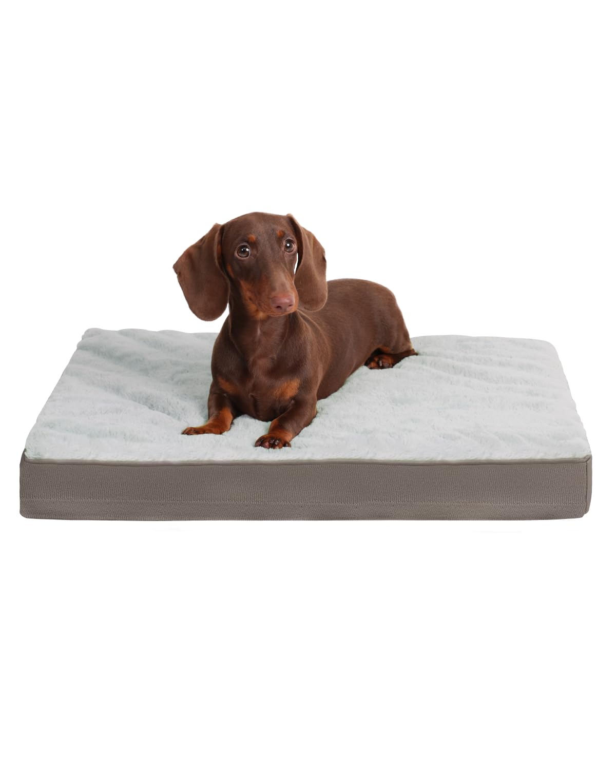 Cama KSIIA ortopédica para perro con espuma tipo huevo, distribuye peso y apoya articulaciones.