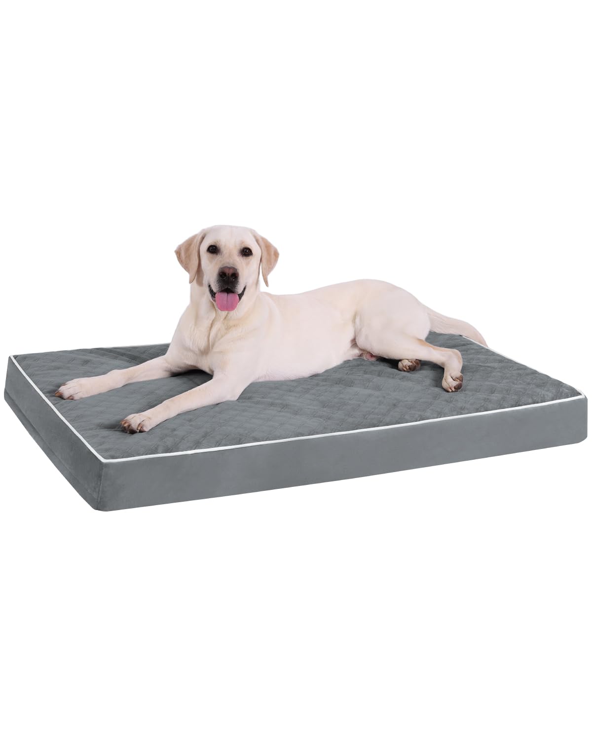 KSIIA cama XL para perro dentro de jaula, impermeable y cómoda.