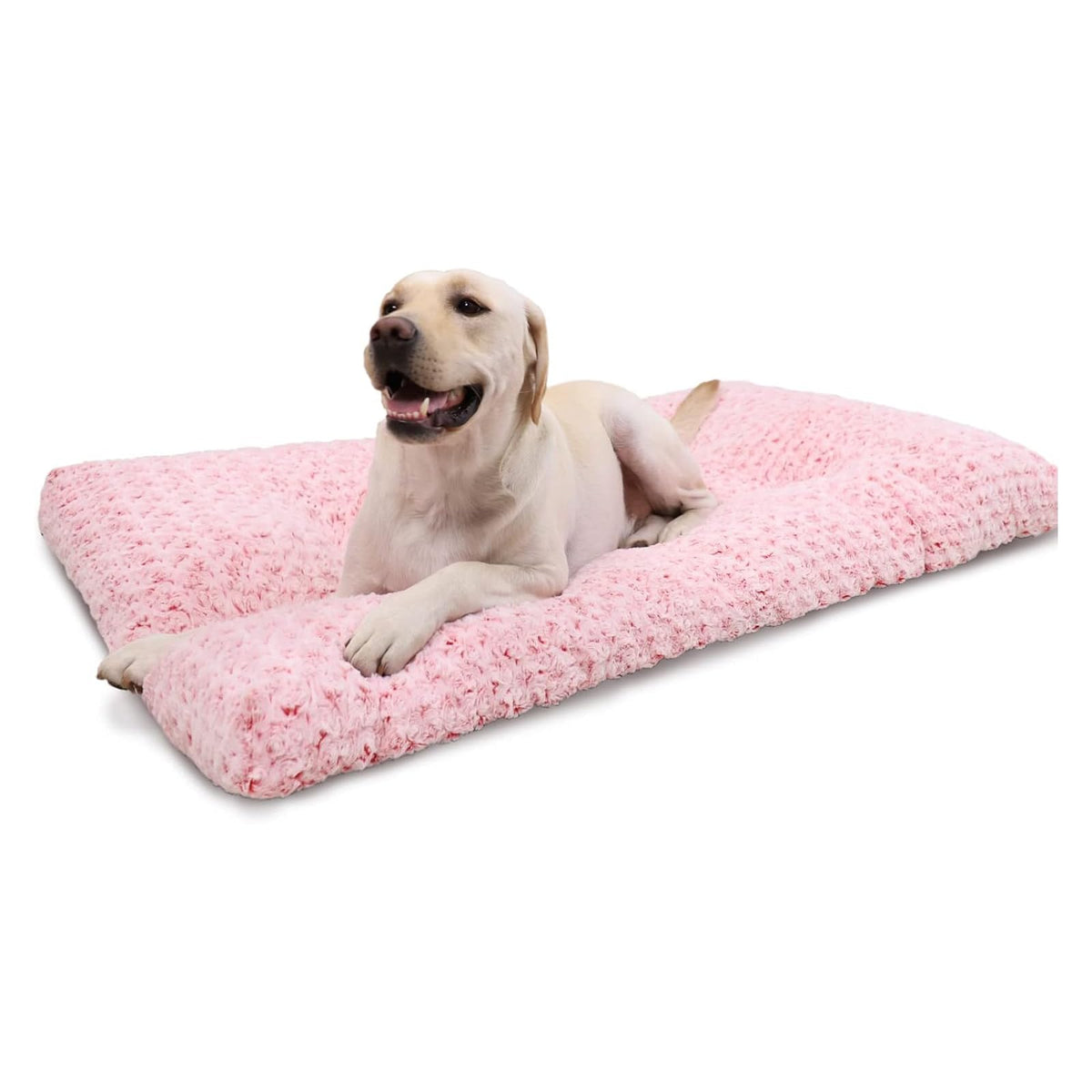 KSIIA cama-perro-lujo-rosada-35x23 descanso cómodo y cálido