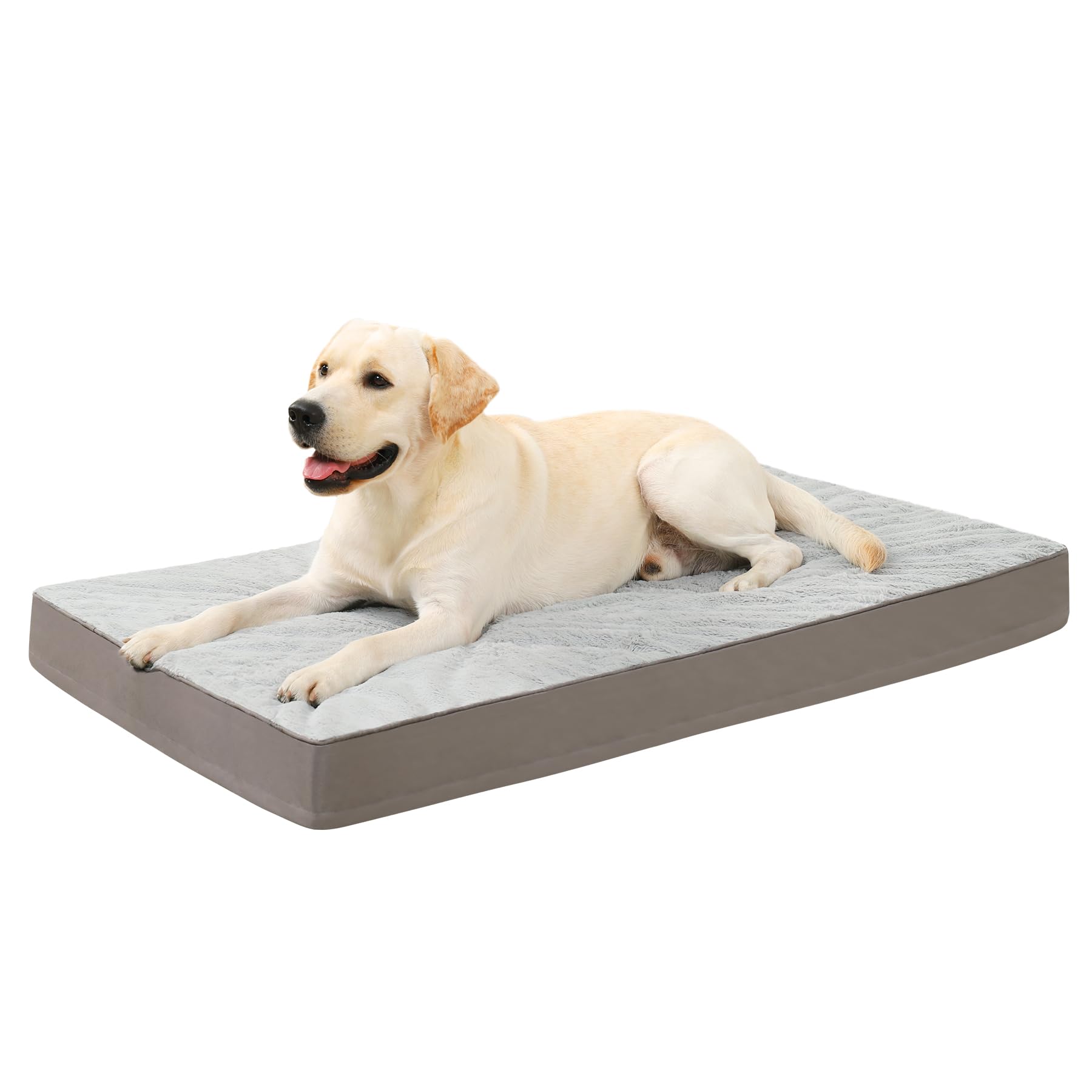 KSIIA cama ortopédica para perros con espuma en panales, soporte cómodo.