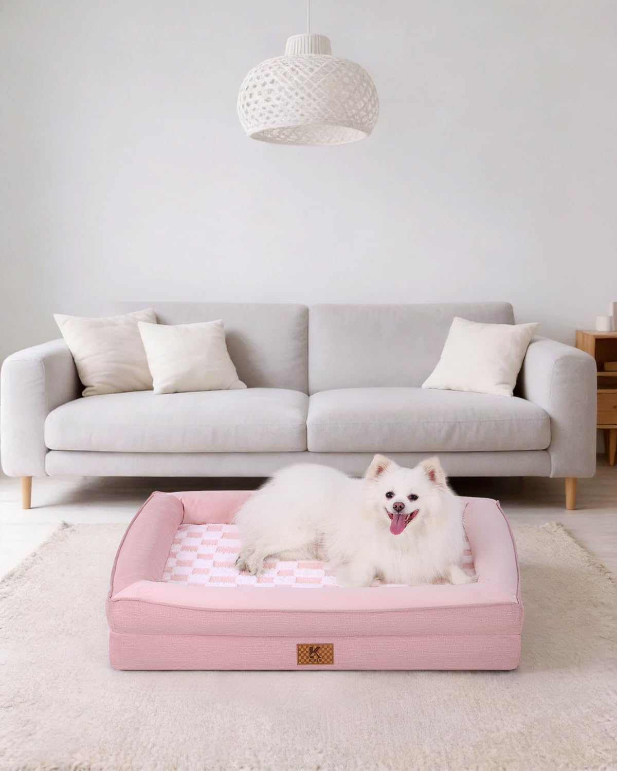 KSIIA Cama para perros XL ideal para uso diario y relajación.