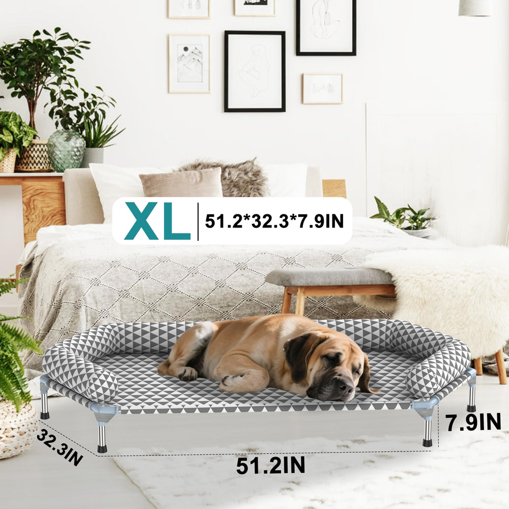 Diseño elevado Kuntrust mantiene al perro lejos del suelo y frío.