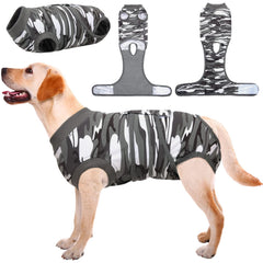 Kuoser Recovery Suit para perros, vista general, protege heridas y evita lamer