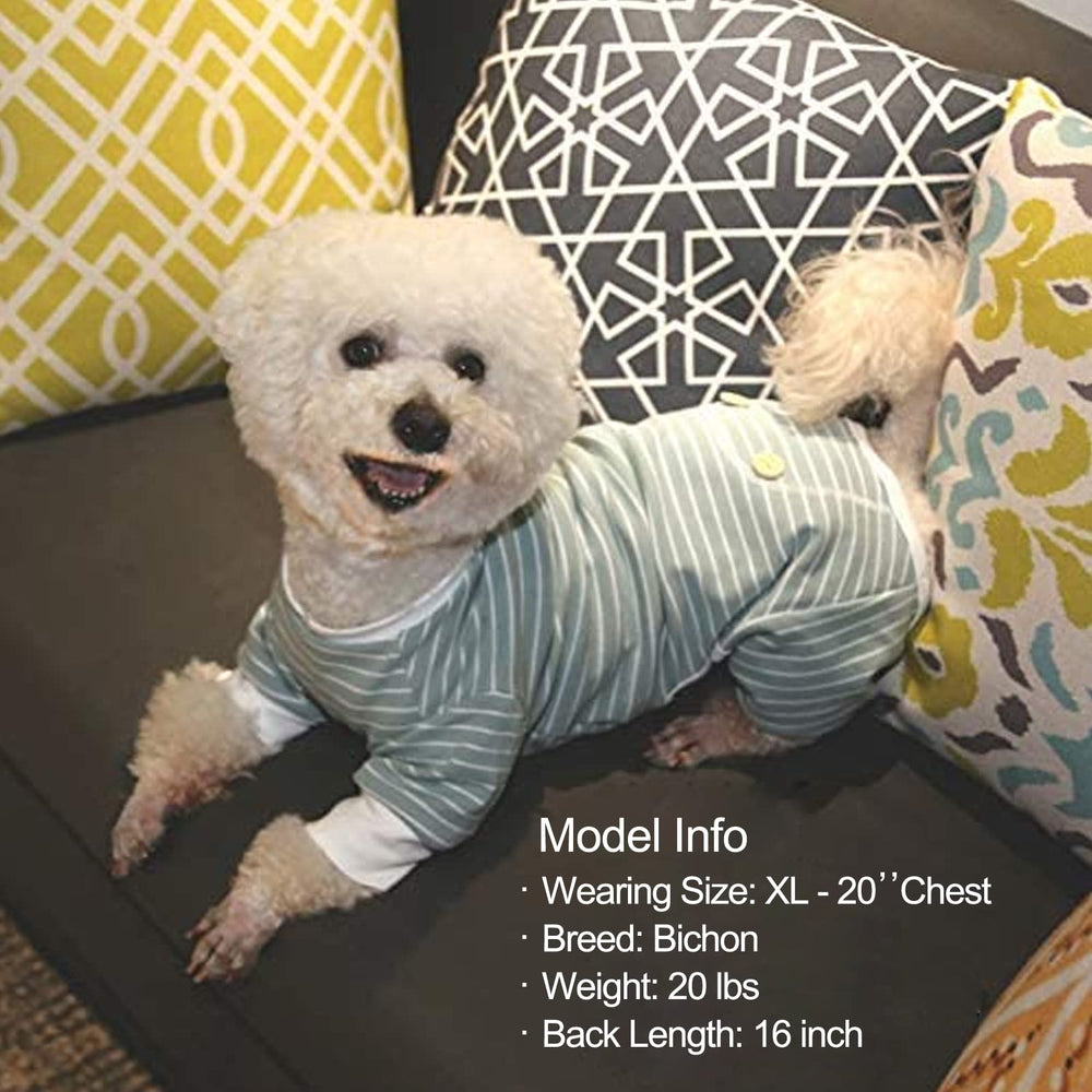 KYEESE pijama verde-rayas estilo discreto para casa