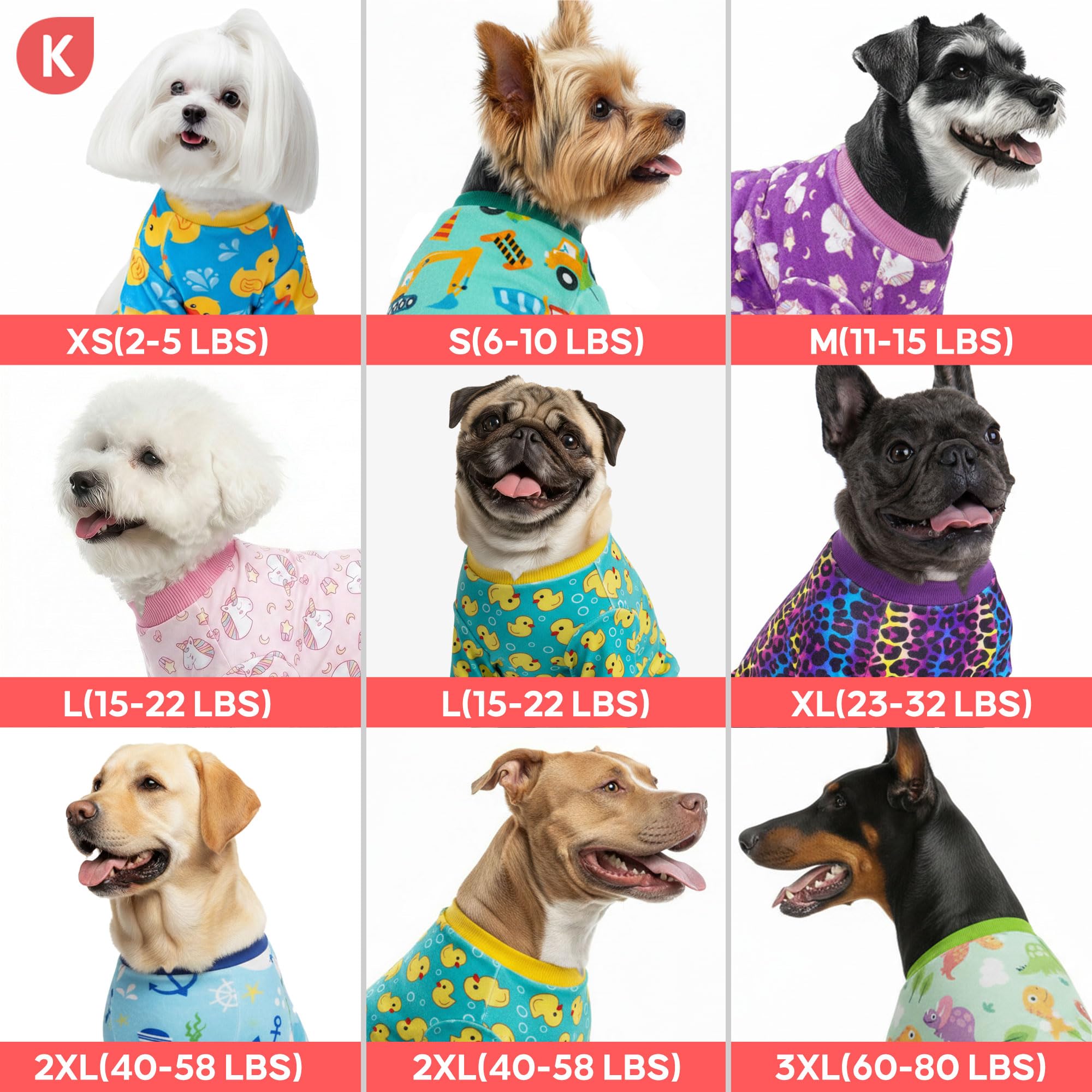 Pijama KYEESE lavable a máquina para limpieza fácil