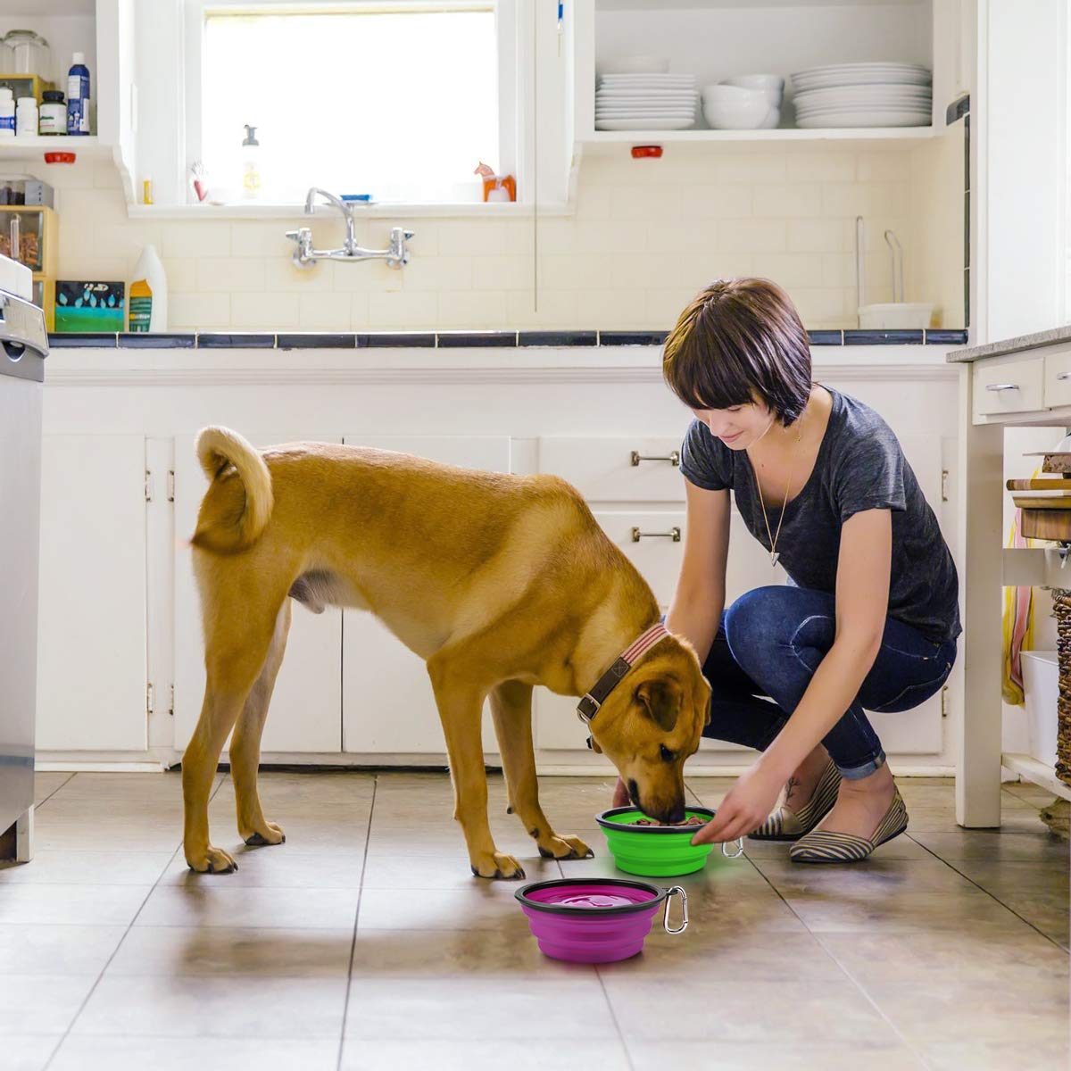 Bol pliable Kytely en TPE BPA-free, durable et sûr.