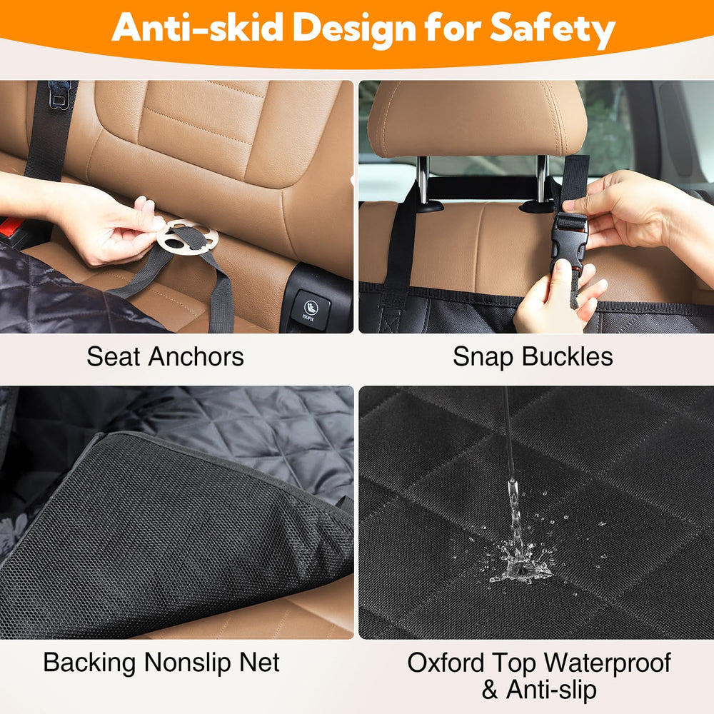 Kytely cobertura trasera completa para coche, ideal para viajes con mascotas.