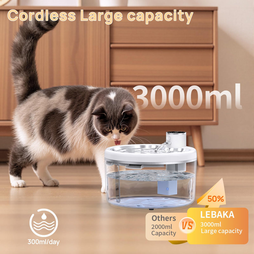LABEKA sensor de movimiento detecta la presencia del gato para iniciar el flujo